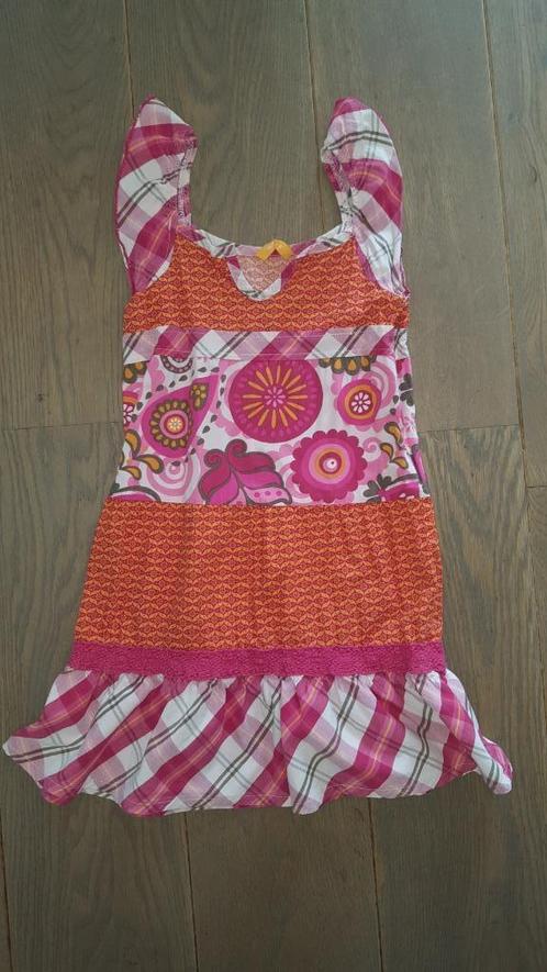 Kleurrijk katoenen zomerjurkje in maat 110 / 116, Kinderen en Baby's, Kinderkleding | Maat 110, Zo goed als nieuw, Meisje, Nacht- of Onderkleding