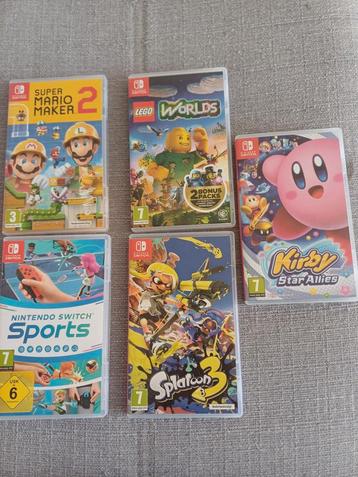 Spelletjes voor nintendo switch, verschillende prijzen beschikbaar voor biedingen