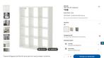 Open kast, wit, 112x147 cm IKEA KALLAX, Huis en Inrichting, Ophalen, Gebruikt, 100 tot 150 cm, 100 tot 150 cm