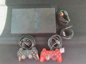 PlayStation 2-console met 2 controllers. Afspraak mogelijk