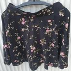 Zwart gebloemde rok van C&A maat M, Kleding | Dames, Rokken, C&A, Ophalen of Verzenden, Zo goed als nieuw, Maat 38/40 (M)