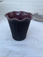 Prachtige zwarte keramiek vaas van PTMD, Comme neuf, Noir, Enlèvement, Moins de 50 cm