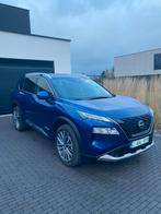 Nissan X-Trail Tekna Plus 4x4 E-Power 4000 km, Auto's, Automaat, 700 kg, Blauw, Leder