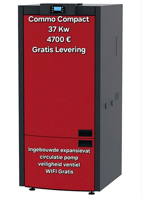 Pelletketel 23-37kw Commo Compact, Doe-het-zelf en Bouw, Verwarming en Radiatoren, Nieuw, Ophalen of Verzenden