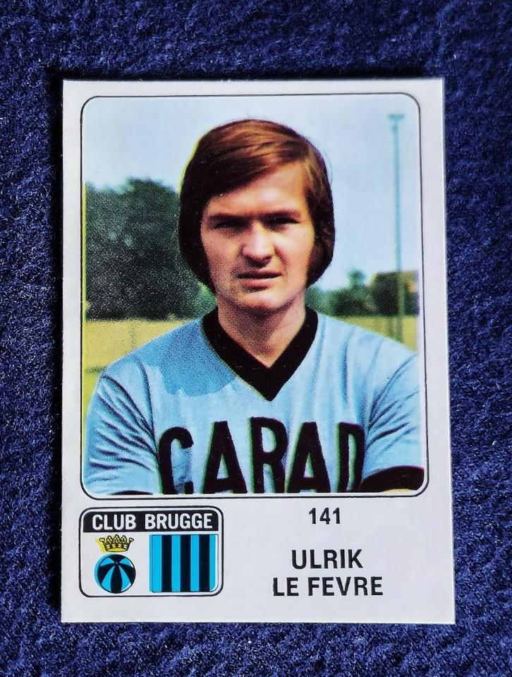 Panini sticker card voetbal  ' FB 1973 - Ulrik Le Fevre ', Verzamelen, Sportartikelen en Voetbal, Nieuw, Poster, Plaatje of Sticker