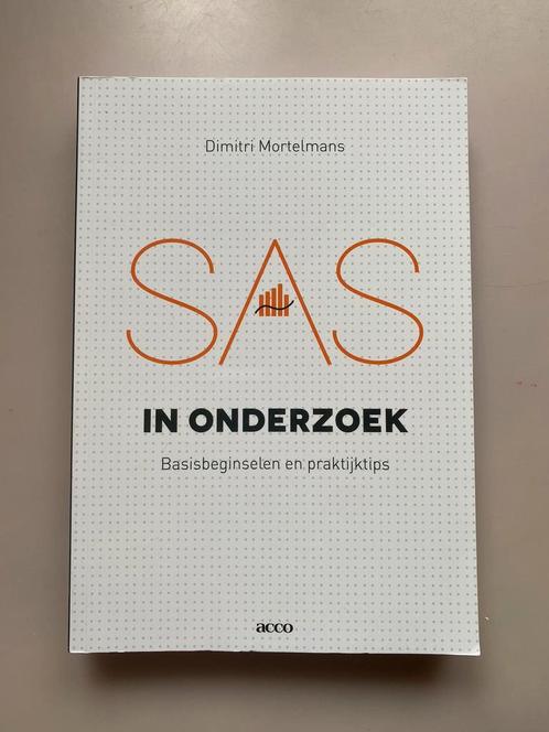 Dimitri Mortelmans - SAS in onderzoek, Boeken, Studieboeken en Cursussen, Zo goed als nieuw, Ophalen of Verzenden