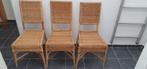 3 mooie rotan stoelen, Huis en Inrichting, Estival, Riet of Rotan, Gebruikt, Eén