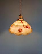 Art Deco hanglamp in gemarmerd opaline, Scilmont, 1920-30, Antiek en Kunst, Ophalen of Verzenden