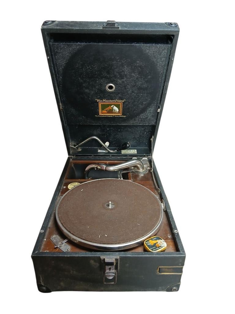 Gramophone 1920, Antiquités & Art, Antiquités | TV & Hi-Fi, Enlèvement