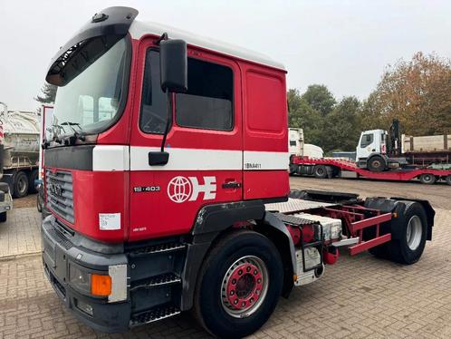 MAN 19.403 *6CYL-BELGIAN TRUCK-EURO 2* (bj 2000), Autos, Camions, Entreprise, Achat, MAN, Diesel, Euro 2, Boîte manuelle, Rouge