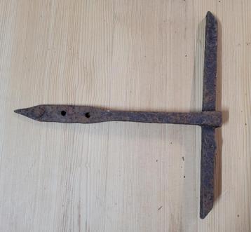 Rechte smeedijzeren gevelanker muurankers boerderij monument beschikbaar voor biedingen