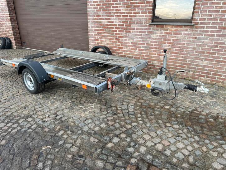 Autotrailer 1250kg rijbewijs B, Autos : Divers, Remorques, Enlèvement