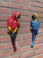 tuinbeeld set van twee papegaaien, Verzenden, Nieuw, Metaal, Dierenbeeld