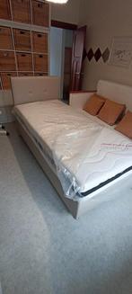 Lit 1 personne boxspring, Comme neuf, 90 cm