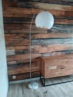 Vintage staanlamp in hoogte verstelbaar met marmeren voet., Huis en Inrichting, Lampen | Vloerlampen, Ophalen, Overige materialen