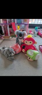 Lot de 5 peluches animaux, Enlèvement ou Envoi, Comme neuf, Autres types