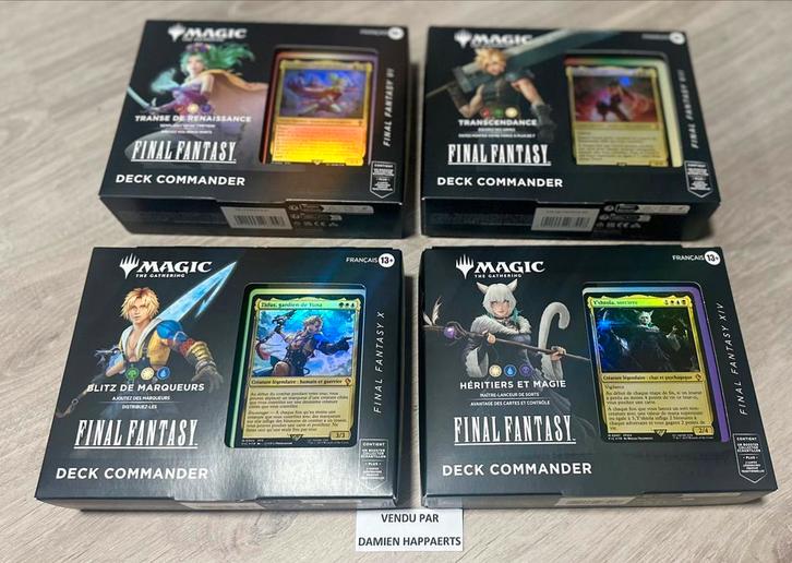 Deck commander Final Fantasy Magic the Gathering FR, Hobby en Vrije tijd, Verzamelkaartspellen | Magic the Gathering, Nieuw, Booster