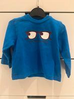 Felblauwe longsleeve - mt 74 - P’tit Filou, Kinderen en Baby's, Babykleding | Maat 74, Gebruikt, Ophalen of Verzenden, Jongetje