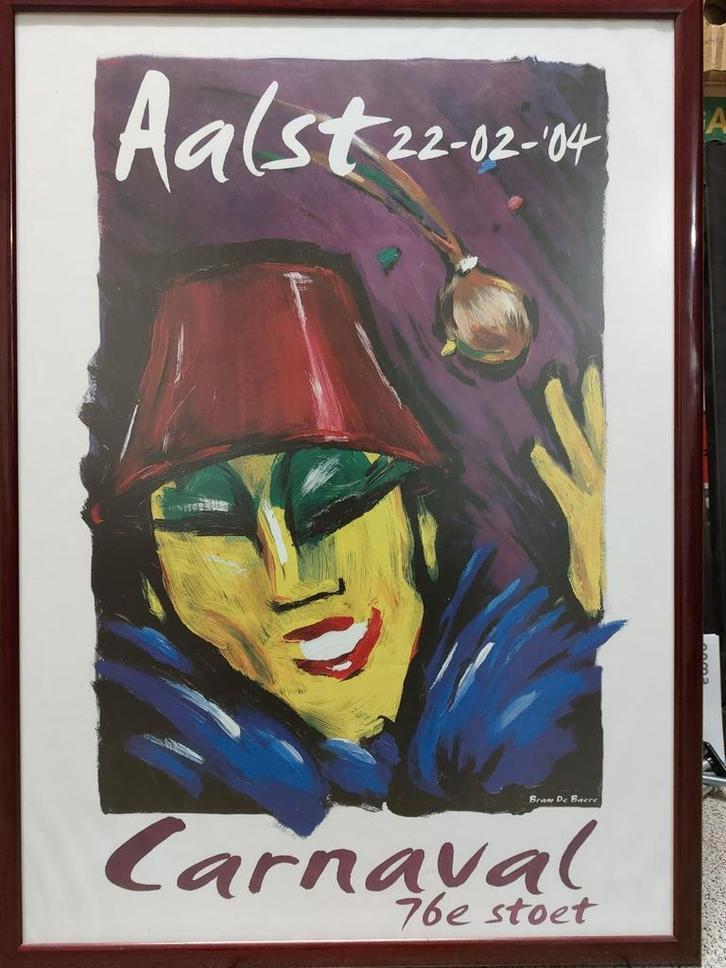 Dans le cadre de Poster Alost Carnival 2004, Antiquités & Art, Art | Dessins & Photographie, Enlèvement ou Envoi
