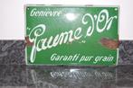 GAUME D'OR GENIEVERRE. 1932. OUDE GEËMAILLEERDE PLAAT, Verzamelen, Merken en Reclamevoorwerpen, Ophalen of Verzenden