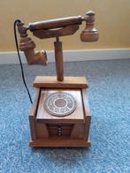 Houten telefoon met onderzetters, Huis en Inrichting, Woonaccessoires | Onderzetters, Ophalen of Verzenden, Zo goed als nieuw