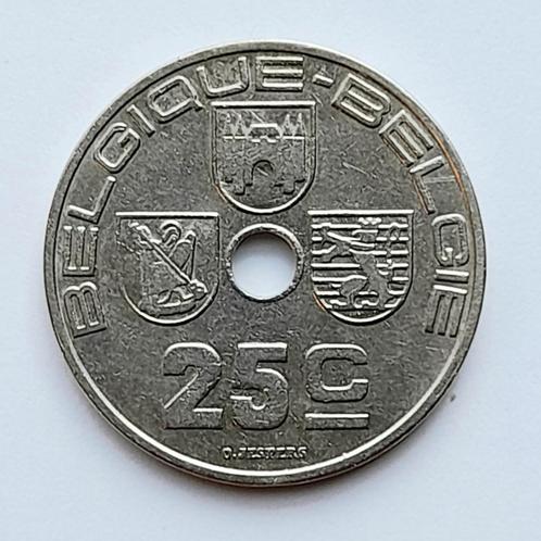 Belgique 25 centimètres 1939 FR/VL (582), Timbres & Monnaies, Monnaies | Belgique, Monnaie en vrac, Enlèvement ou Envoi