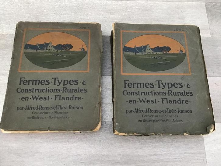 Fermes types & constructions rurales enWest-Flandre A Ronse, Antiek en Kunst, Antiek | Boeken en Manuscripten, Ophalen of Verzenden