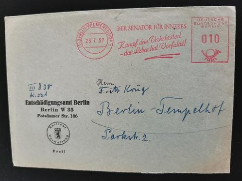 WO II vergoeding - Duitsland - Berlijn brief naar Fritz Krug, Verzamelen, Militaria | Tweede Wereldoorlog, Overige soorten, Overige typen