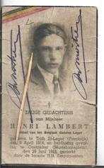 oorlogslachtoffer bidprentje, Ophalen of Verzenden, Bidprentje