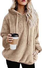 Casual fleece | gevoerde hoodie voor dames | Nieuw, -, Verzenden, -, IWoo
