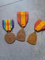 Lotje wo1 medailles (3 stuks), Ophalen of Verzenden, Landmacht, Lintje, Medaille of Wings