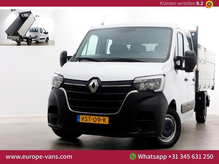 Renault Master T35 2.3 dCi 145pk L3 D.C. Kipper met hoge boo, Auto's, Bestelwagens en Lichte vracht, Bedrijf, ABS, Airconditioning
