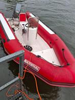 Te koop Narwhal rib 520cm met kantel trailer en 85pk motor, Watersport en Boten, Ophalen, Zo goed als nieuw