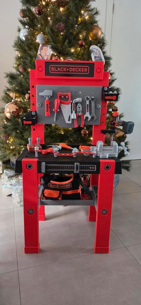 Établi Smoby/Black+Decker, Enfants & Bébés, Jouets | Tables de jeux, Comme neuf, Enlèvement