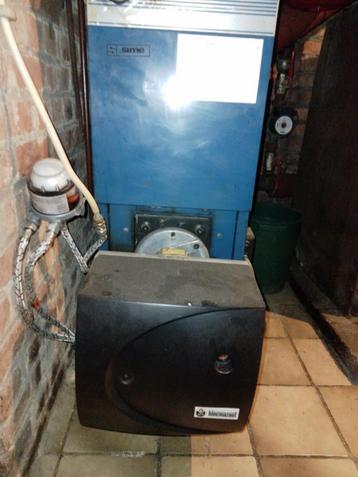 Mazoutketel en brander van het merk blockmazout, Doe-het-zelf en Bouw, Chauffageketels en Boilers, Ophalen, Gebruikt