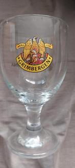 Verre grimbergen avec écriture en latin, Collections, Marques de bière, Enlèvement ou Envoi