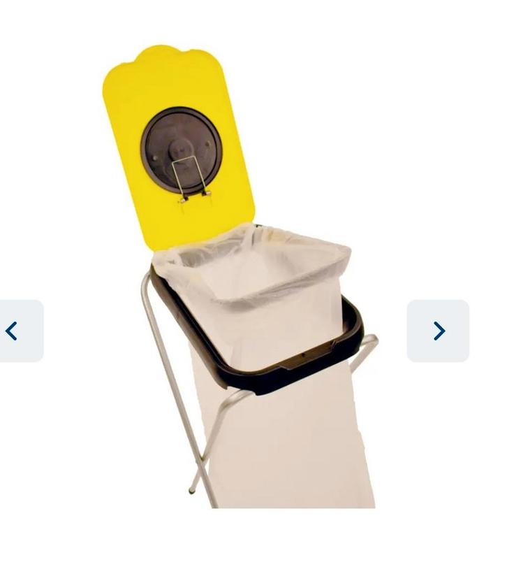 Vuilniszakhouder inklapbaar 80 L 42x36x82 cm, Huis en Inrichting, Woonaccessoires | Prullenbakken, Nieuw, Kunststof, 75 cm of meer