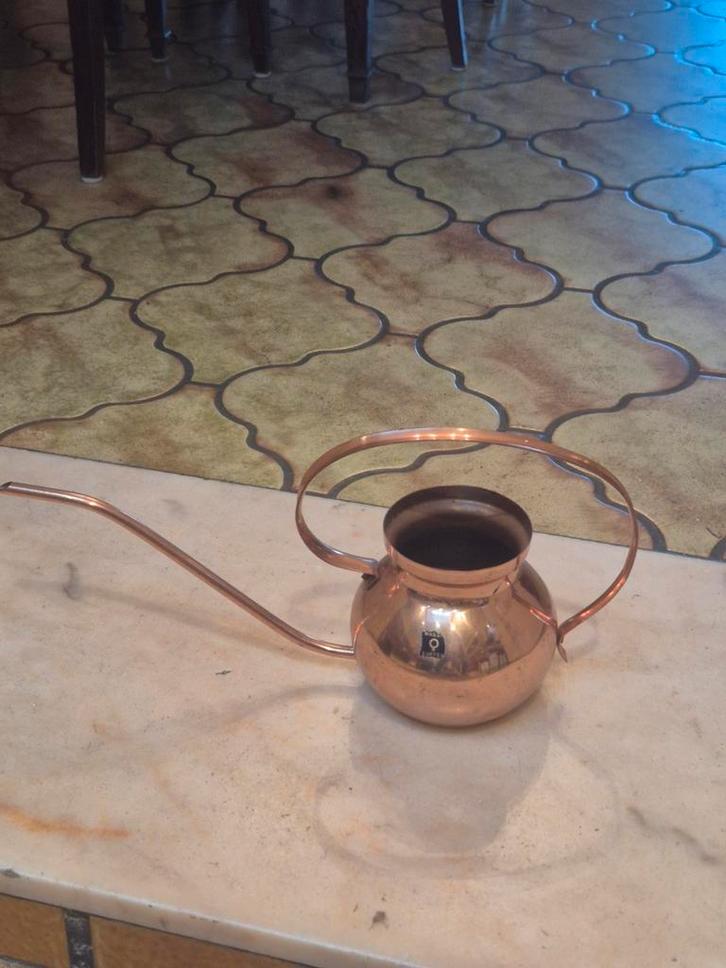 Arrosoir d'intérieur vintage en cuivre massif en bon état., Antiquités & Art, Antiquités | Bronze & Cuivre, Cuivre, Enlèvement