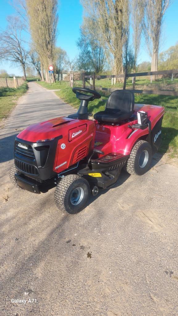 NIEUWE colombia zitmaaier opvangbak-mulchkit PROMO!, Tuin en Terras, Zitmaaiers, Nieuw, Elektrische starter, Mulchfunctie, Opvangbak