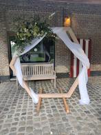 Hexagon ceremonie trouwfeest, Hobby en Vrije tijd, Feestartikelen, Ophalen, Zo goed als nieuw