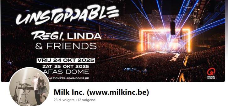 1 x ticket Unstoppable Regi - Linda & Frinds zaterdag 25 okt, Tickets en Kaartjes, Evenementen en Festivals, Eén persoon