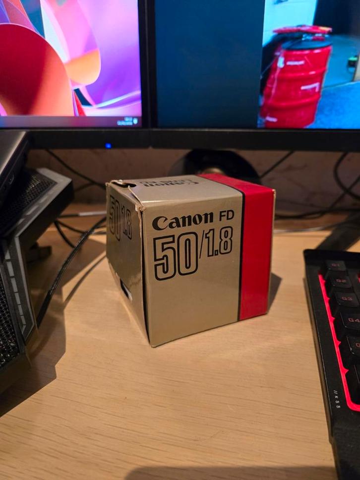 Canon FD 50mm f/1.8 lens NIEUW, Audio, Tv en Foto, Foto | Lenzen en Objectieven, Ophalen