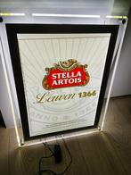 Stella Artois Hoegaarden neonlichtreclame, Verzamelen, Ophalen, Zo goed als nieuw, Lichtbak of (neon) lamp