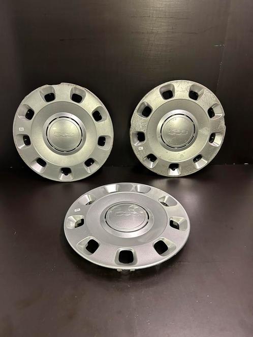 3  Fiat 500 14" wieldop, Auto diversen, Wieldoppen, Gebruikt, Ophalen of Verzenden