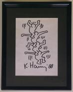Keith Haring - Dessin original - Signé et daté, Envoi