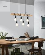 Suspension Eglo, Enlèvement ou Envoi, Comme neuf, Bois, Industriel