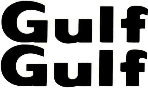 Gulf sticker set #2, Motoren, Accessoires | Stickers, Verzenden