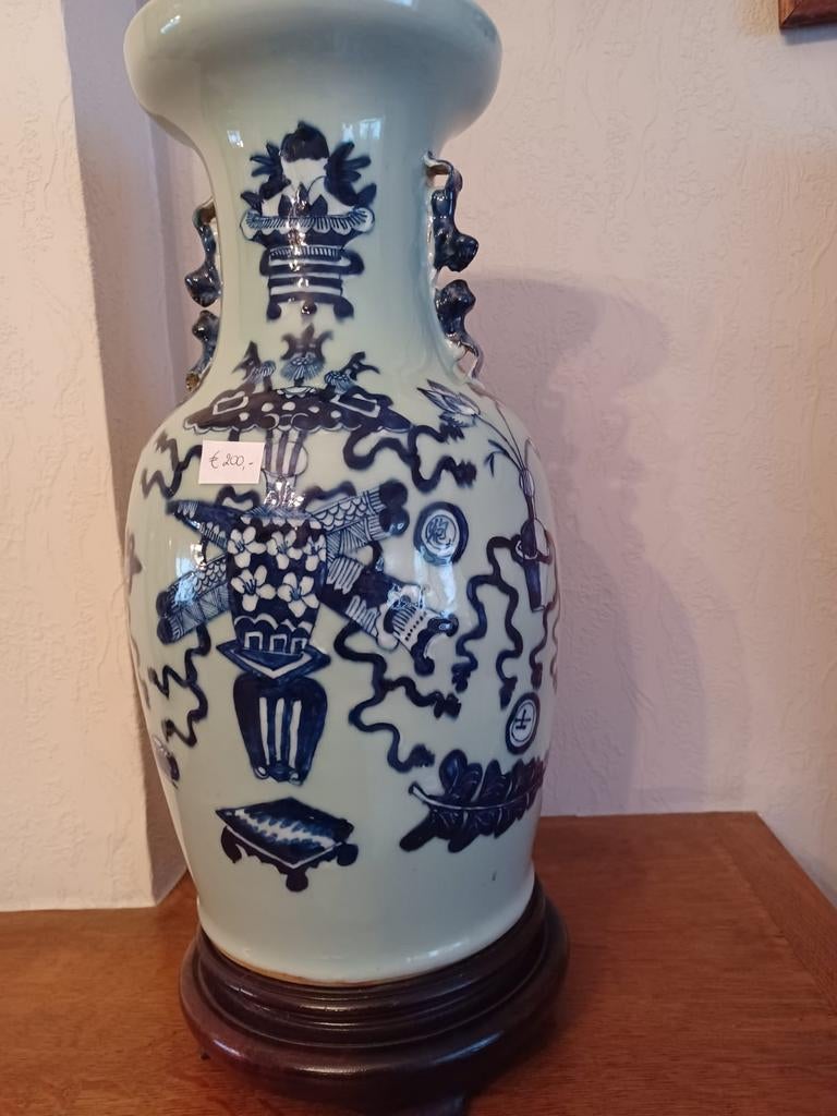 Chinese vaas, Ophalen