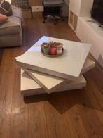 Salontafel, Huis en Inrichting, Ophalen, Gebruikt, Vierkant, Glas