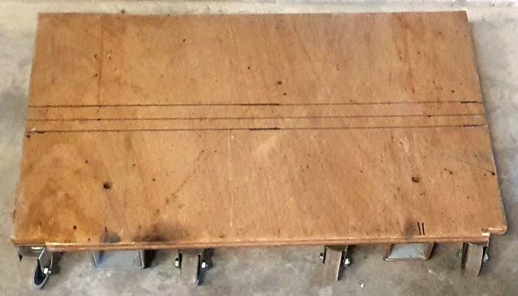 Verhuis- meubel- Transport plaat op wielen, Huis en Inrichting, Overige Huis en Inrichting, Gebruikt, Ophalen of Verzenden